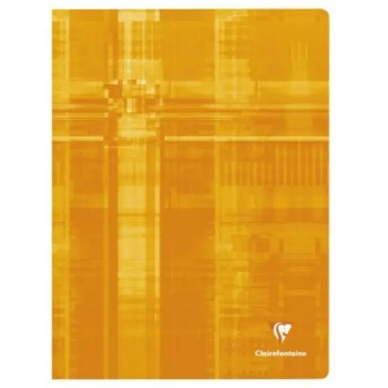 Cahier agrafé vierge -assortis-  96 pages (24x32cm) CLAIREFONTAINE