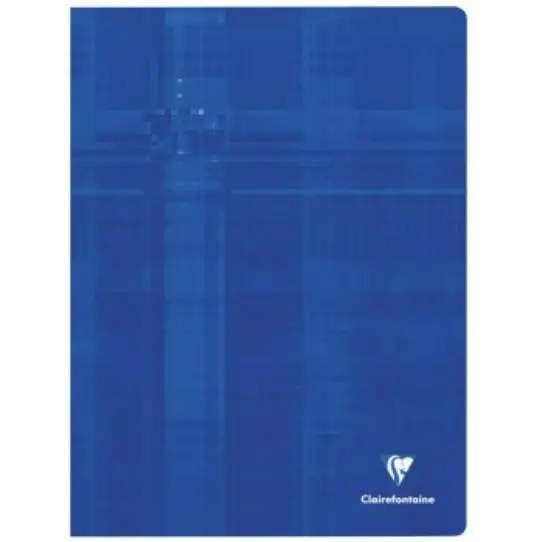 Cahier agrafé seyès -assortis-  144 pages (24x32cm) CLAIREFONTAINE