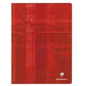 Cahier agrafé 5/5 -assortis-  144 pages (24x32cm) CLAIREFONTAINE