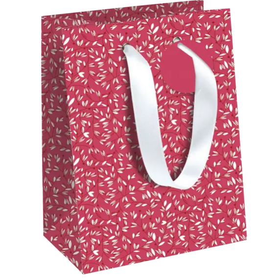 Sac-Moyen:  Flora, Kraft Blanc  21,5X10,2X25,3Cm CLAIREFONTAINE