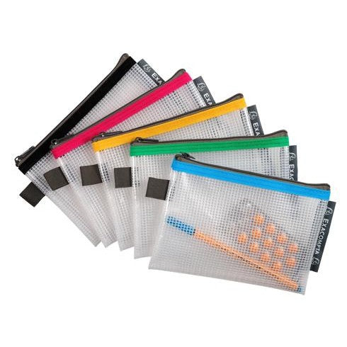 Poche zippée Eva A6 (Asst:5 couleurs) EXACOMPTA
