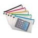 POCHETTE À FERMETURE ÉCLAIR EN PLASTIQUE SOUPLE A4 - COULEURS ASSORTIES EXACOMPTA