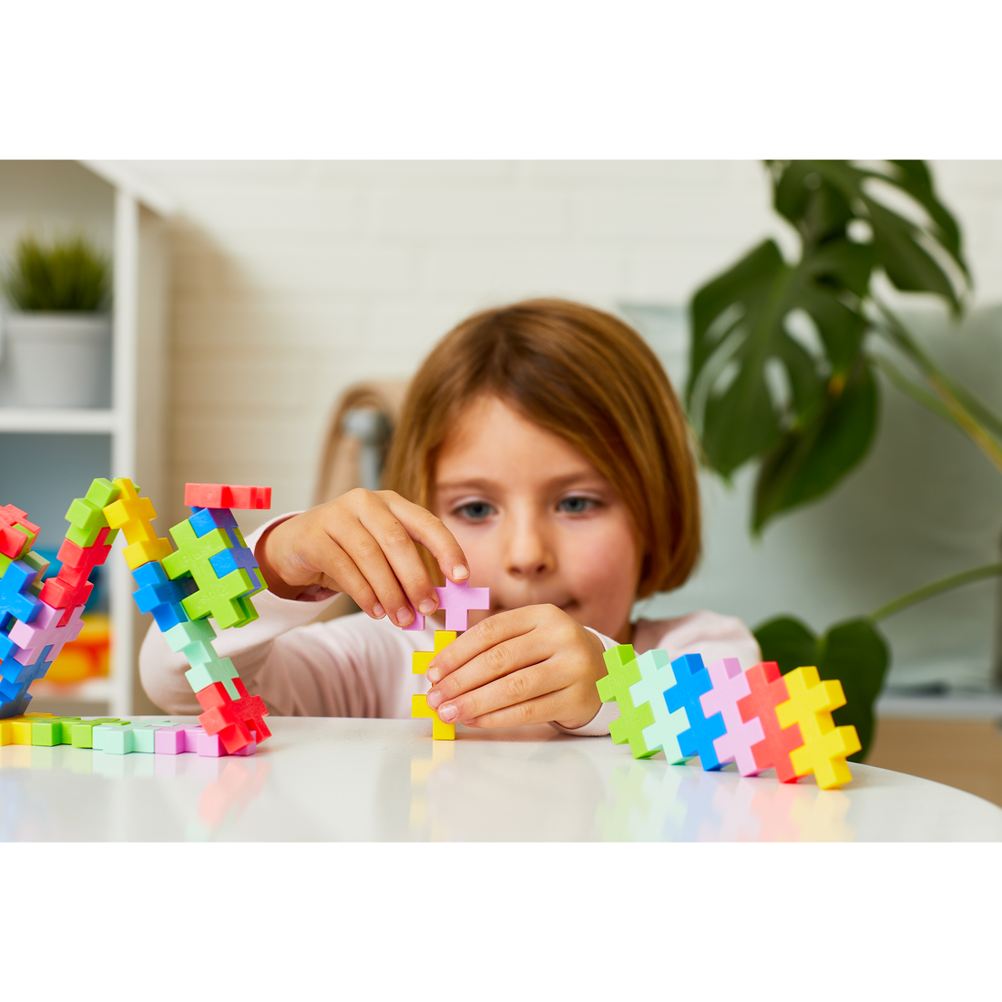 TUBE - BIG - TROPICAL - 15pcs - PLUS PLUS