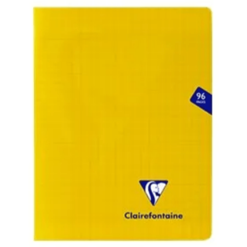 Mimesys Cahier lignés agrafé 48S 6¾X8¾ Jaune CLAIREFONTAINE