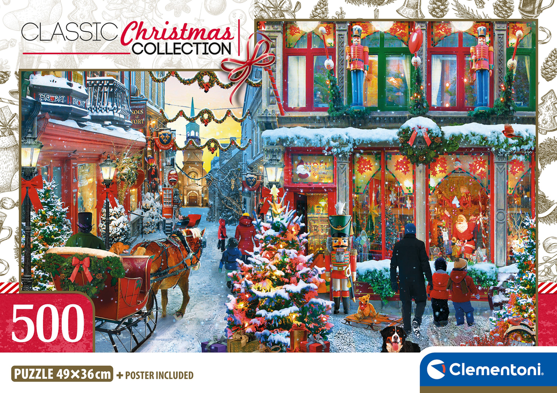 PZ500: LES JOIES DE NOËL CLEMENTONI PUZZLES