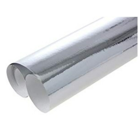 Papier une face: Métallique 10 Rouleaux 2M X 70Cm Argent CLAIREFONTAINE