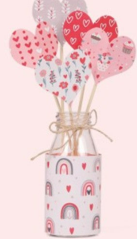 Carton Décor, paquet de 40 feuilles, 25x35cm, 160g, Amour