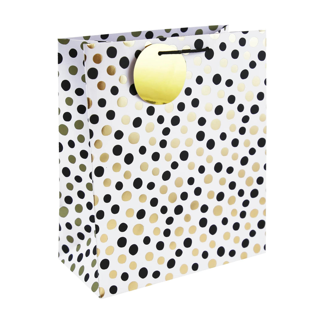 Grand Sac:  Blanc Mono Dots 26,5X14X33Cm