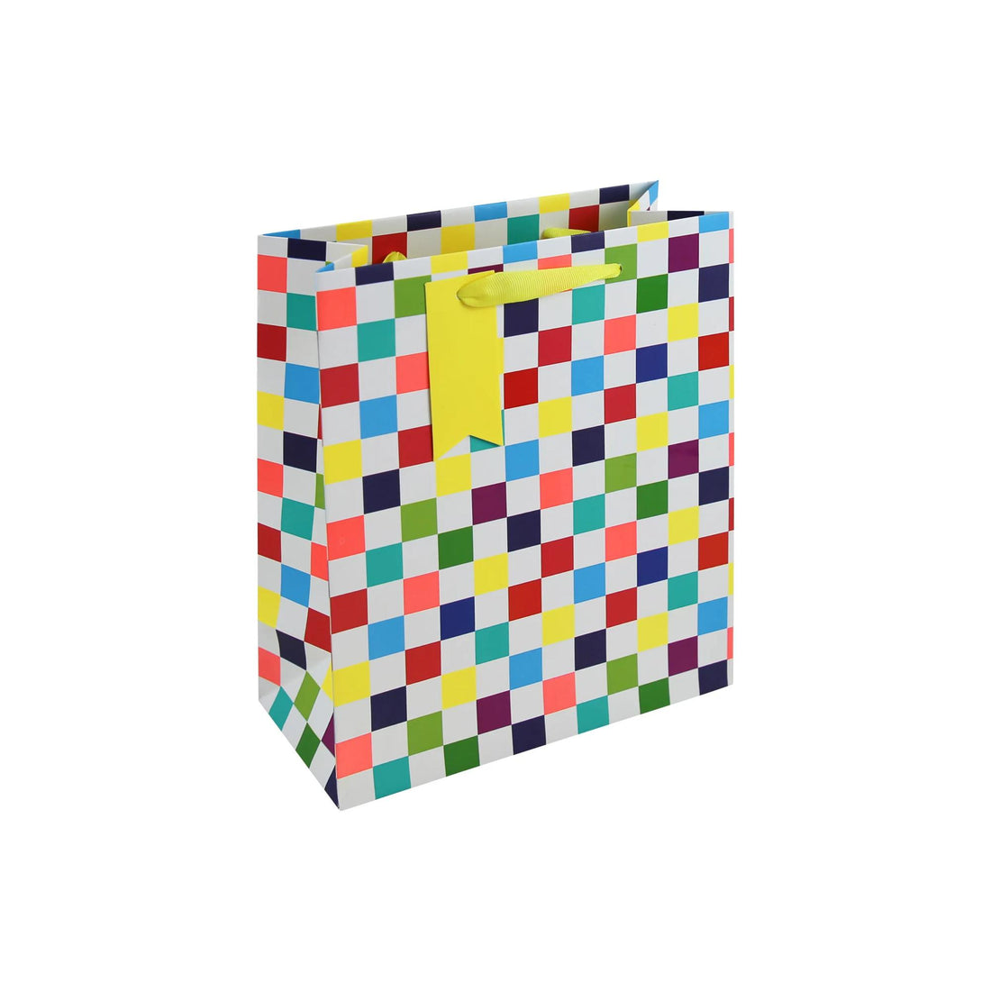 CHECKERBOARD MEDIUM GIFT BAG 21,5x10,2x25,3cm CLAIREFONTAINE
