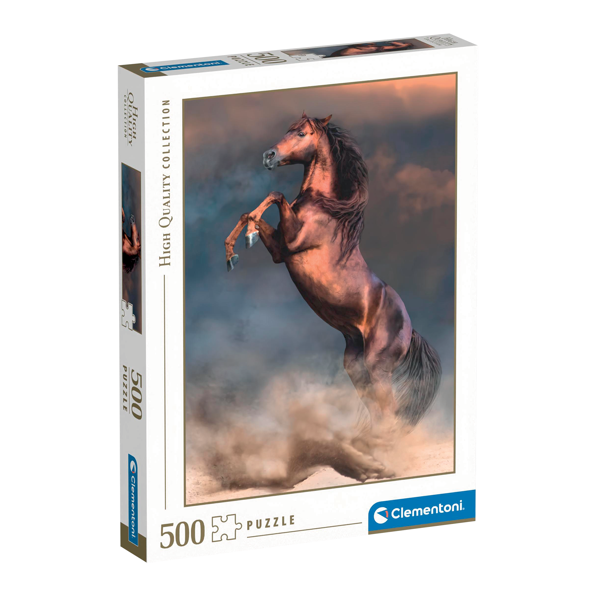 PZ500: ÉTALON ROUGE SAUVAGE CLEMENTONI PUZZLES