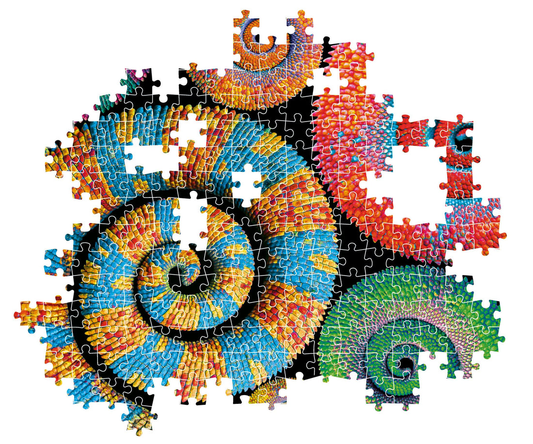 PZ500: COLORBOOM: QUEUES SPIRALES CLEMENTONI PUZZLES