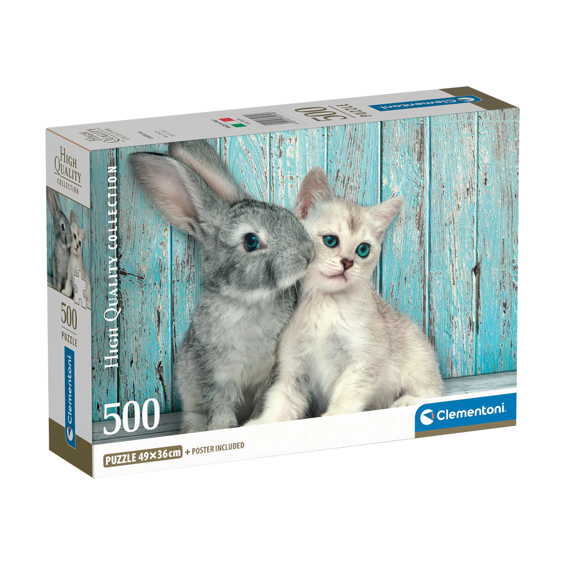 PZ500: CHAT ET LAPIN CLEMENTONI PUZZLES