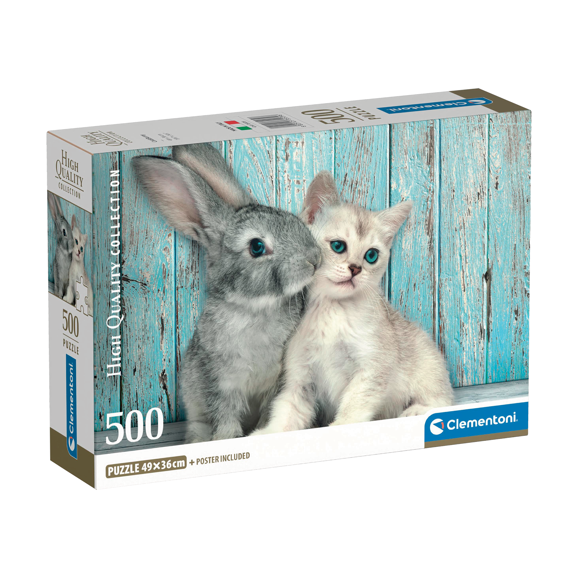 PZ500: CHAT ET LAPIN CLEMENTONI PUZZLES
