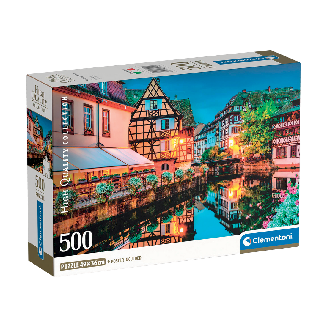 PZ500: VIEILLE VILLE DE STRASBOURG CLEMENTONI PUZZLES