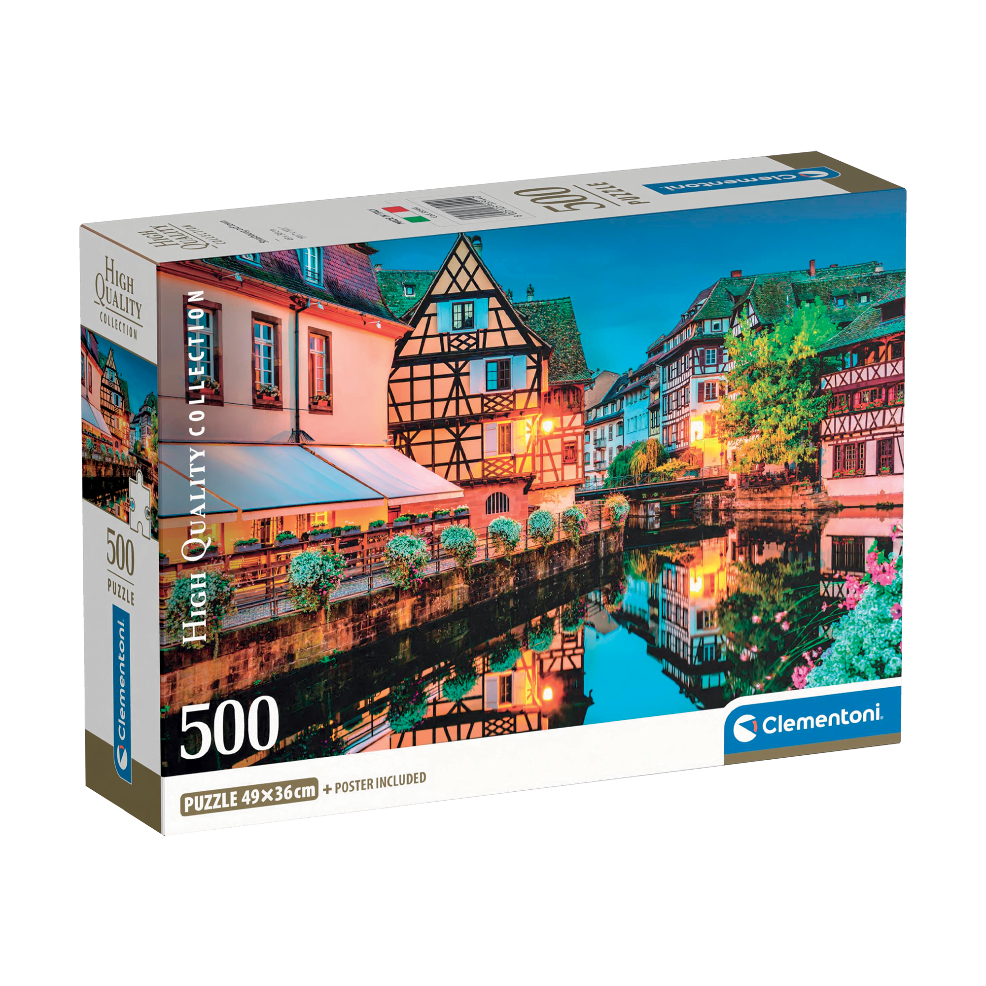 PZ500: VIEILLE VILLE DE STRASBOURG CLEMENTONI PUZZLES