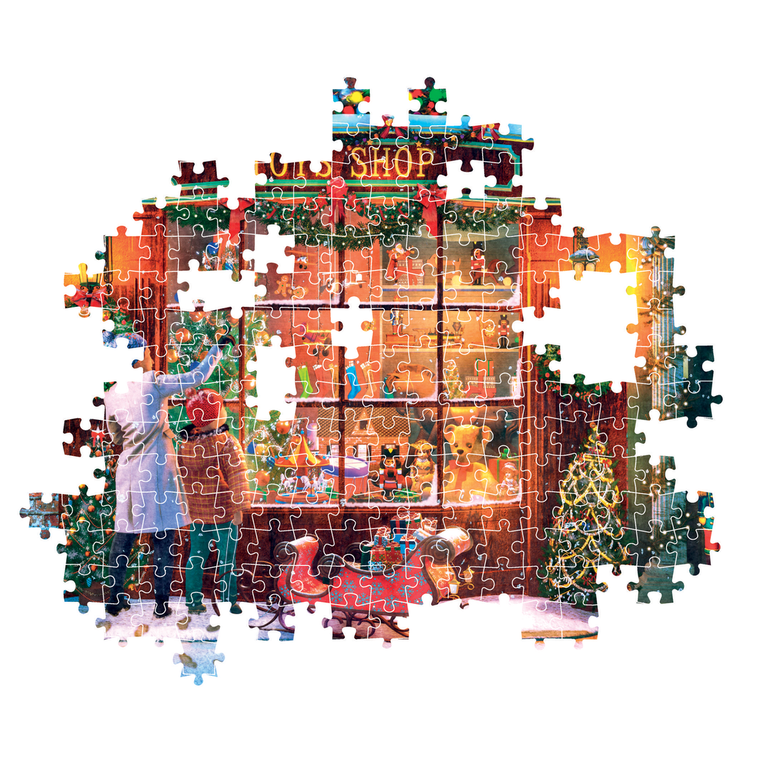 PZ500: VIEILLE BOUTIQUE DE JOUETS CLEMENTONI PUZZLES