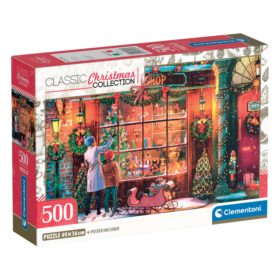 PZ500: VIEILLE BOUTIQUE DE JOUETS CLEMENTONI PUZZLES