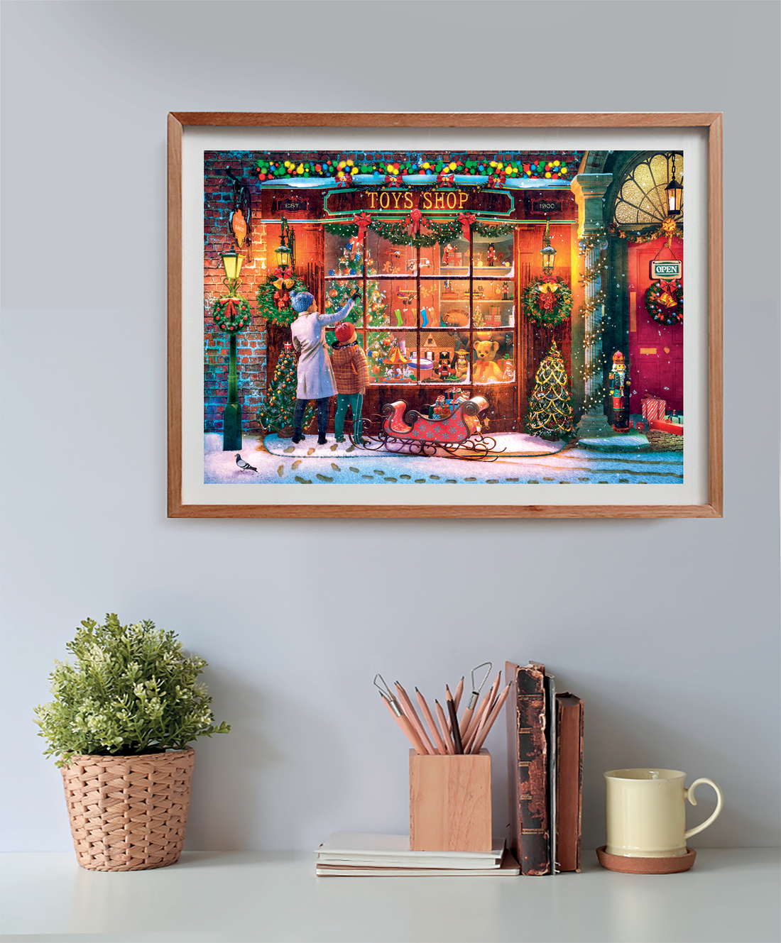 PZ500: VIEILLE BOUTIQUE DE JOUETS CLEMENTONI PUZZLES