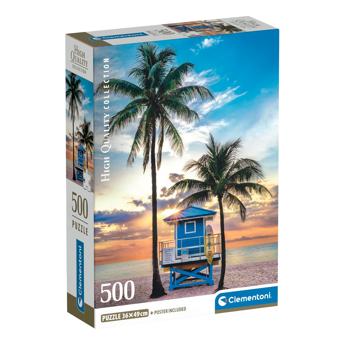 PZ500: MIAMI BEACH, FLORIDE CLEMENTONI PUZZLES