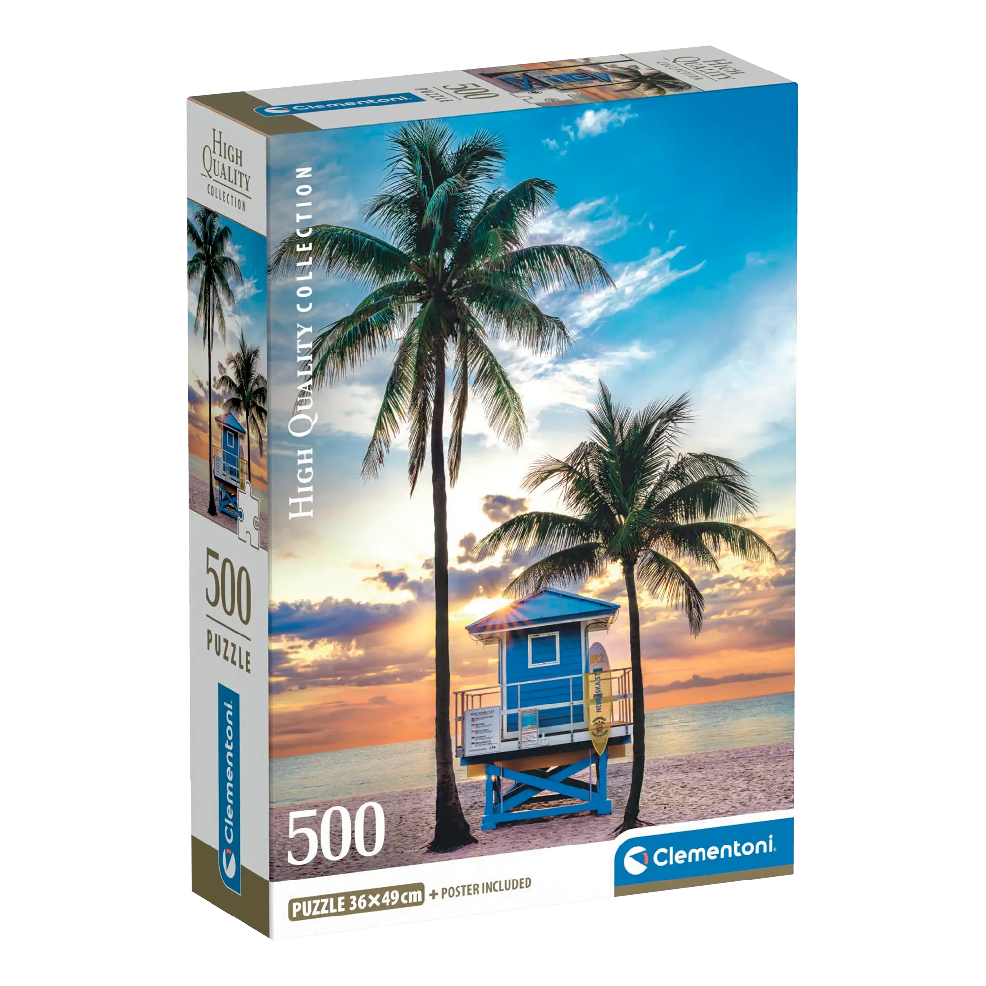 PZ500: MIAMI BEACH, FLORIDE CLEMENTONI PUZZLES