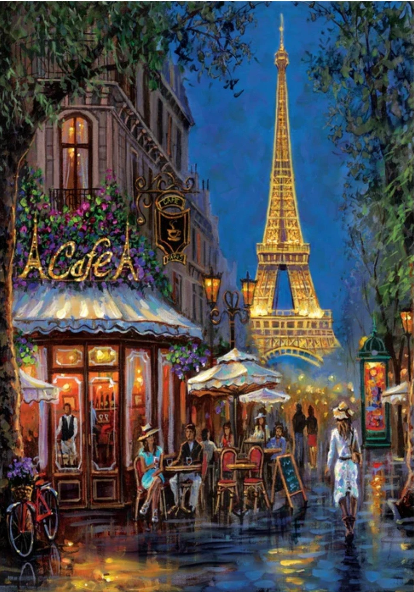 PZ500: NUIT AU CAFÉ EIFFEL CLEMENTONI PUZZLES