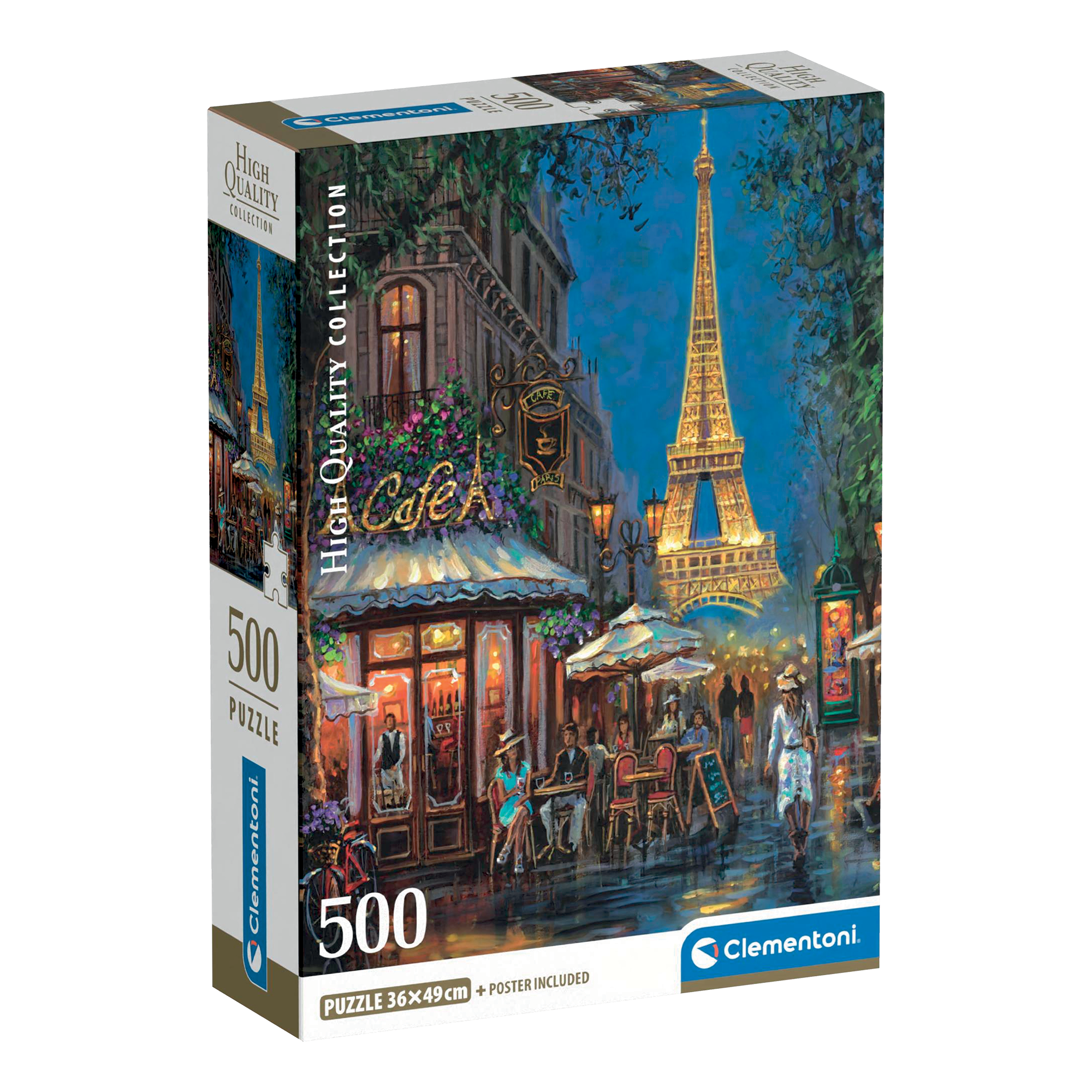 PZ500: NUIT AU CAFÉ EIFFEL CLEMENTONI PUZZLES