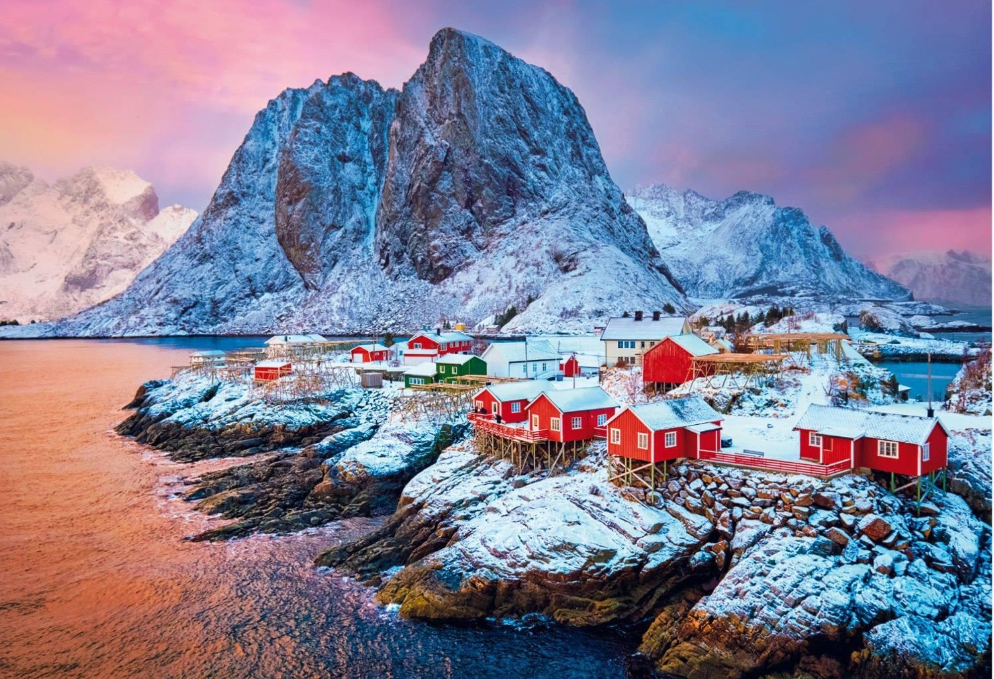 PZ500: VILLAGE DE HAMNOY CLEMENTONI PUZZLES