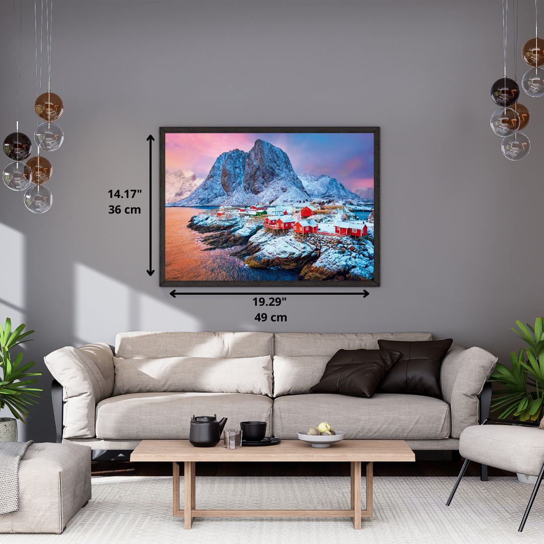 PZ500: VILLAGE DE HAMNOY CLEMENTONI PUZZLES