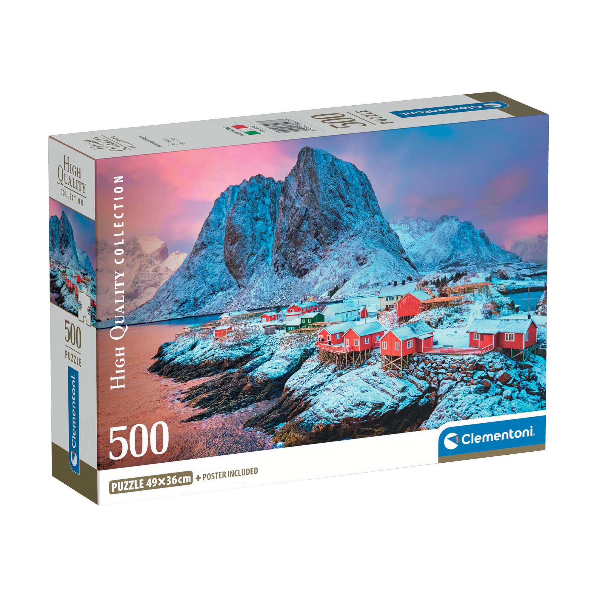 PZ500: VILLAGE DE HAMNOY CLEMENTONI PUZZLES