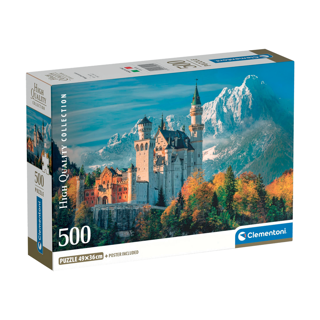 PZ500: LE CHÂTEAU DE NEUSCHWANSTEIN CLEMENTONI PUZZLES