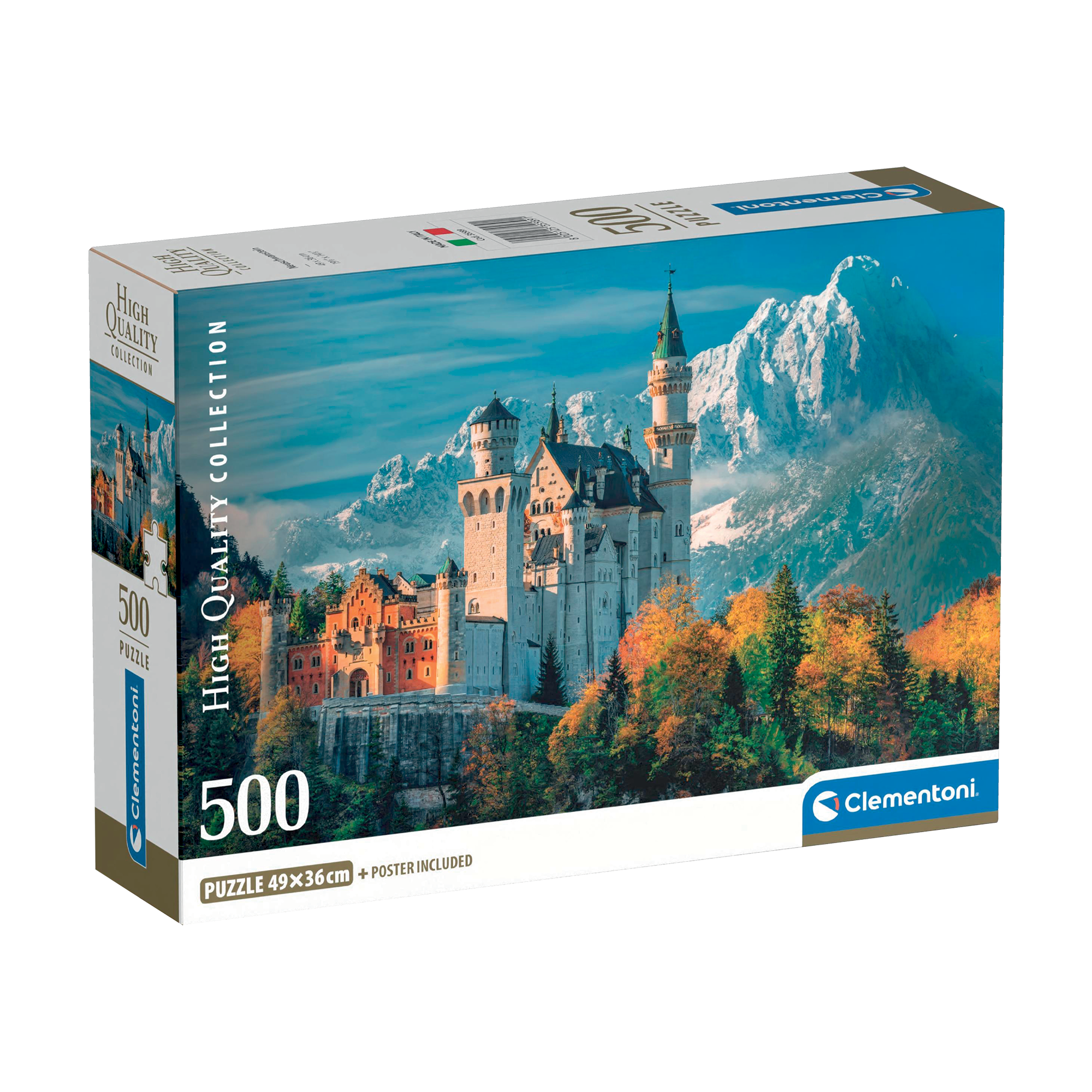 PZ500: LE CHÂTEAU DE NEUSCHWANSTEIN CLEMENTONI PUZZLES