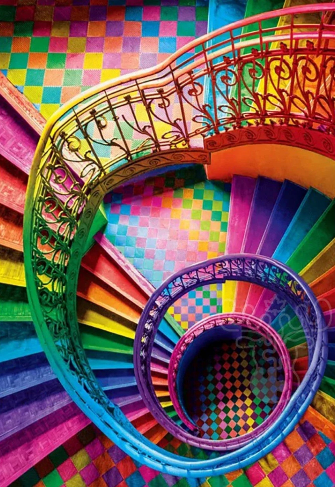 PZ500: COLORBOOM: ESCALIERS CLEMENTONI PUZZLES