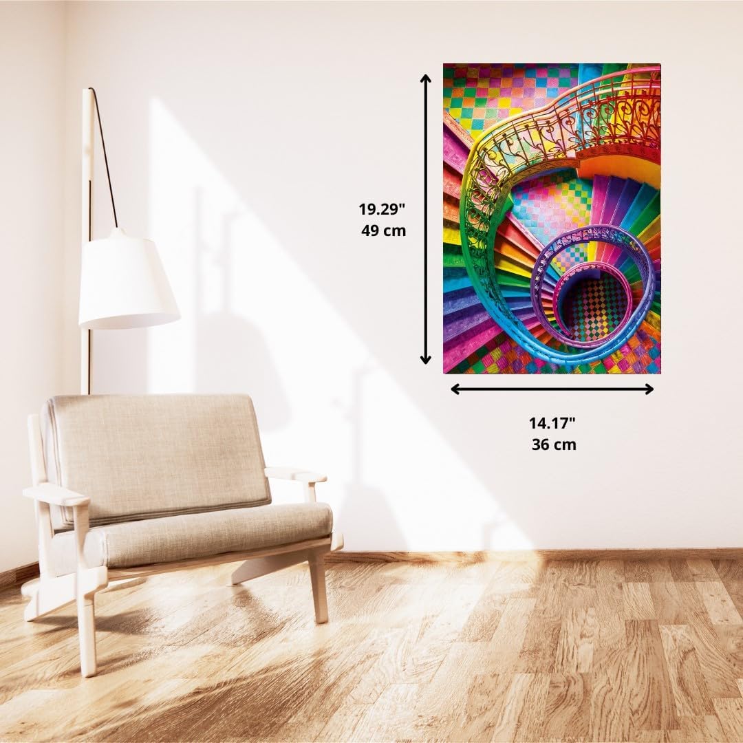 PZ500: COLORBOOM: ESCALIERS CLEMENTONI PUZZLES