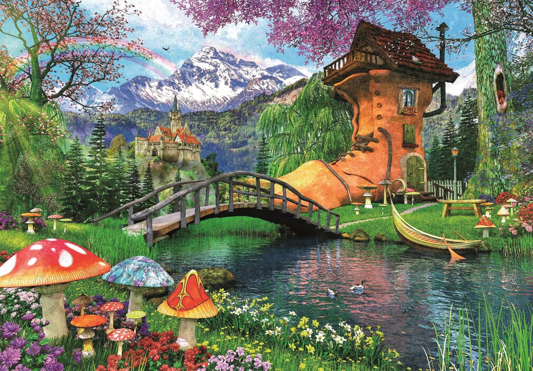 PZ500: LA VIEILLE MAISON CHAUSSURE CLEMENTONI PUZZLES