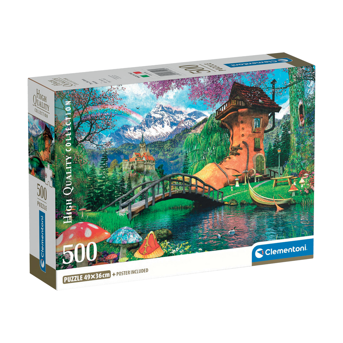 PZ500: LA VIEILLE MAISON CHAUSSURE CLEMENTONI PUZZLES