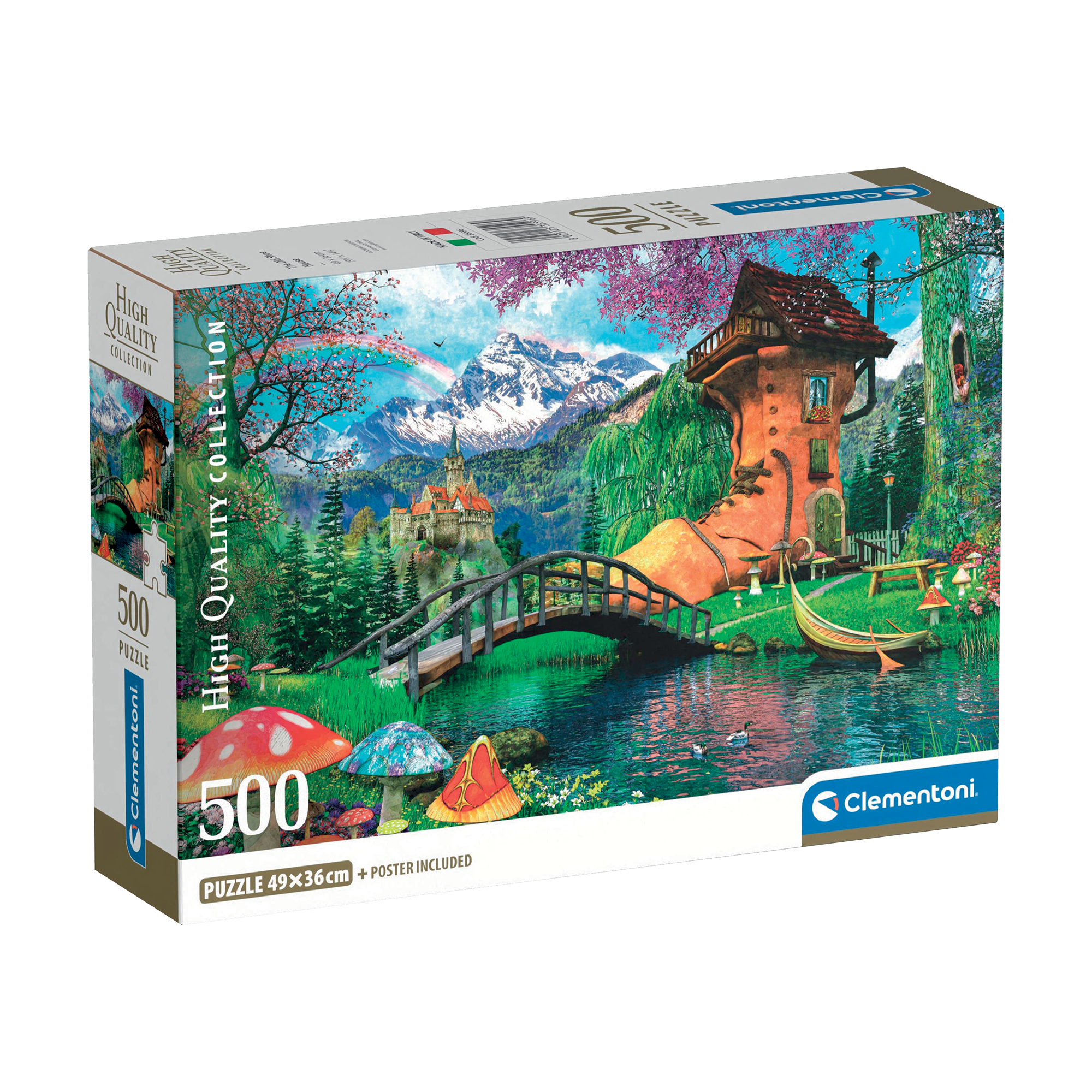 PZ500: LA VIEILLE MAISON CHAUSSURE CLEMENTONI PUZZLES