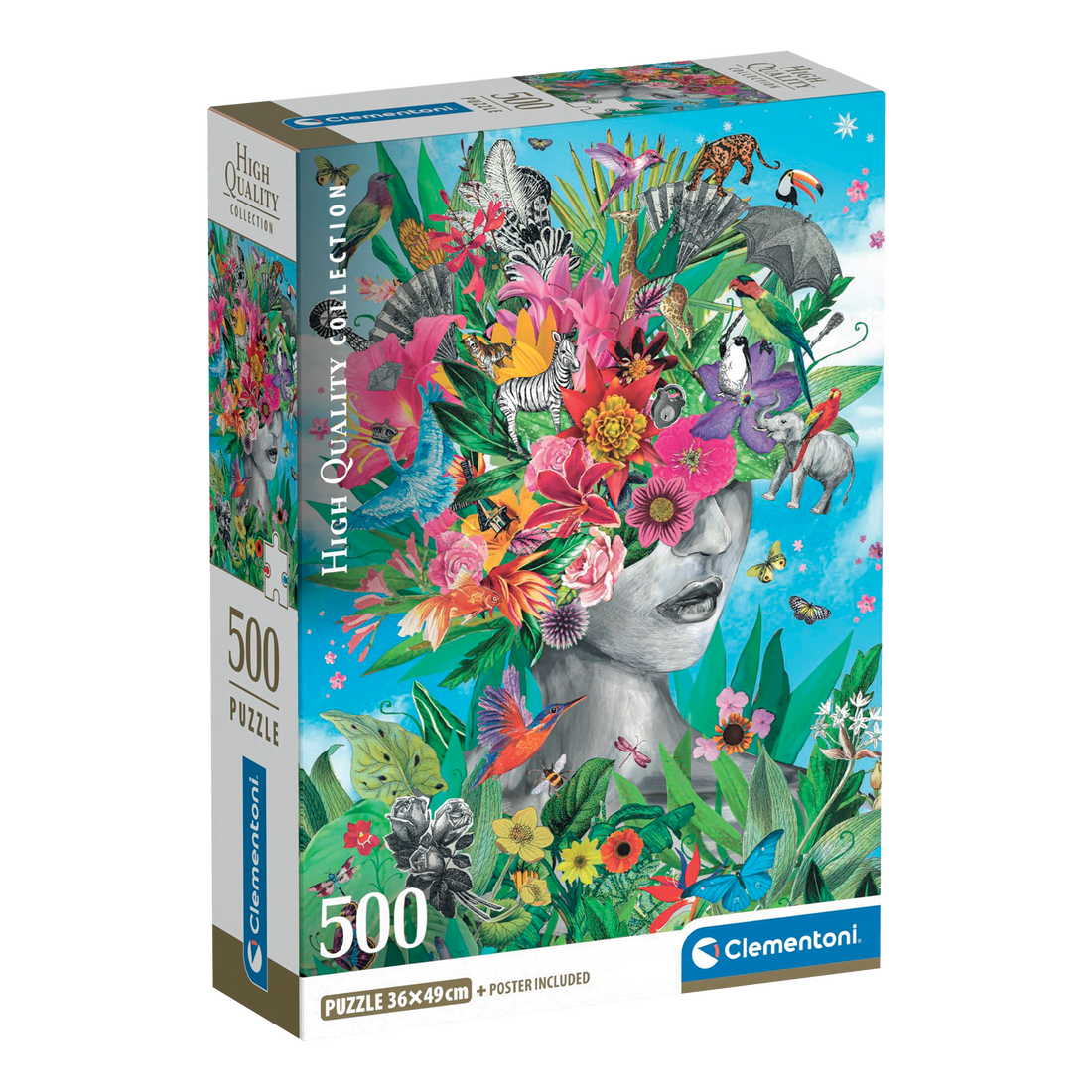 PZ500: TÊTE DANS LA JUNGLE CLEMENTONI PUZZLES