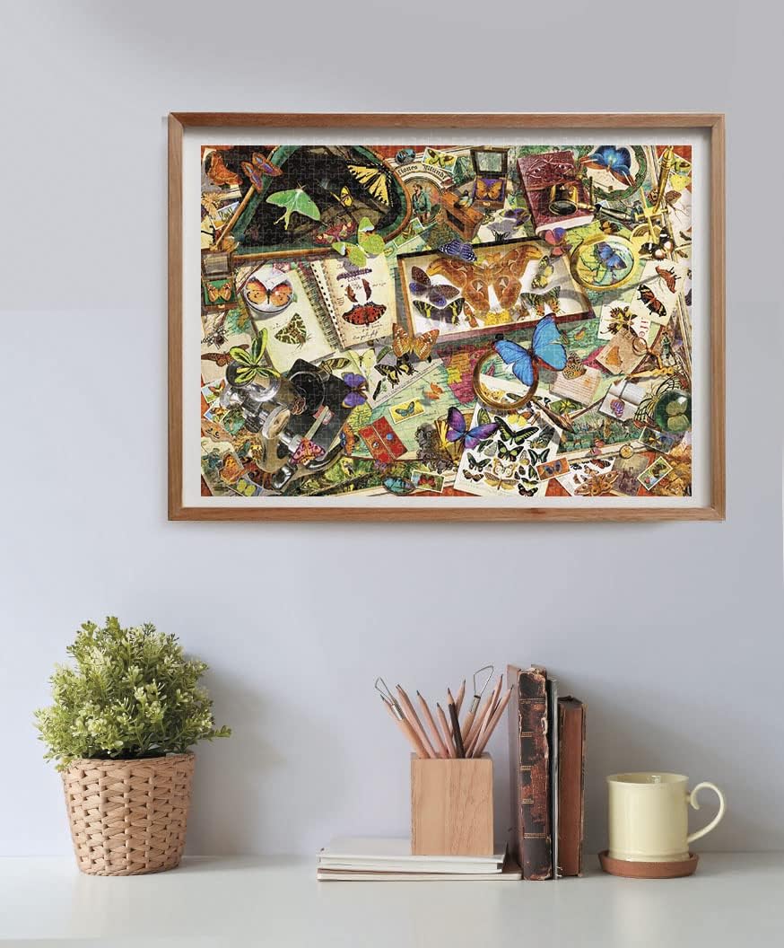 PZ500: LE COLLECTIONNEUR DE PAPILLON CLEMENTONI PUZZLES