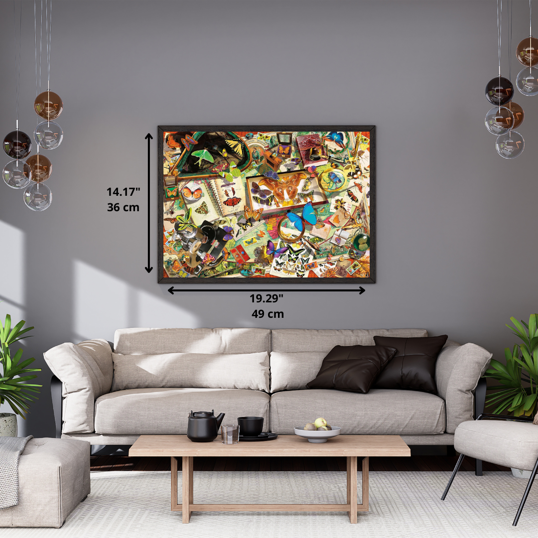 PZ500: LE COLLECTIONNEUR DE PAPILLON CLEMENTONI PUZZLES