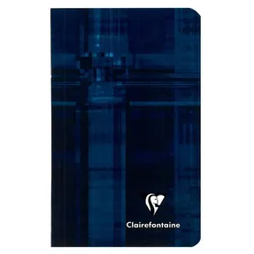 Carnet agrafé 5/5 -assortis- 48 pages (7.5x12cm) CLAIREFONTAINE