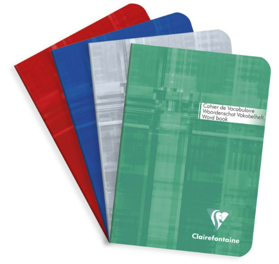Livre de vocabulaire 64P 4X6. Assortis CLAIREFONTAINE