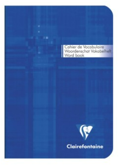 Livre de vocabulaire 64P 4X6. Assortis CLAIREFONTAINE