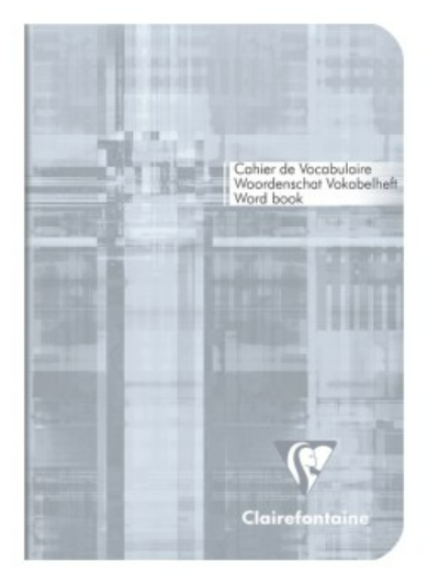 Livre de vocabulaire 64P 4X6. Assortis CLAIREFONTAINE