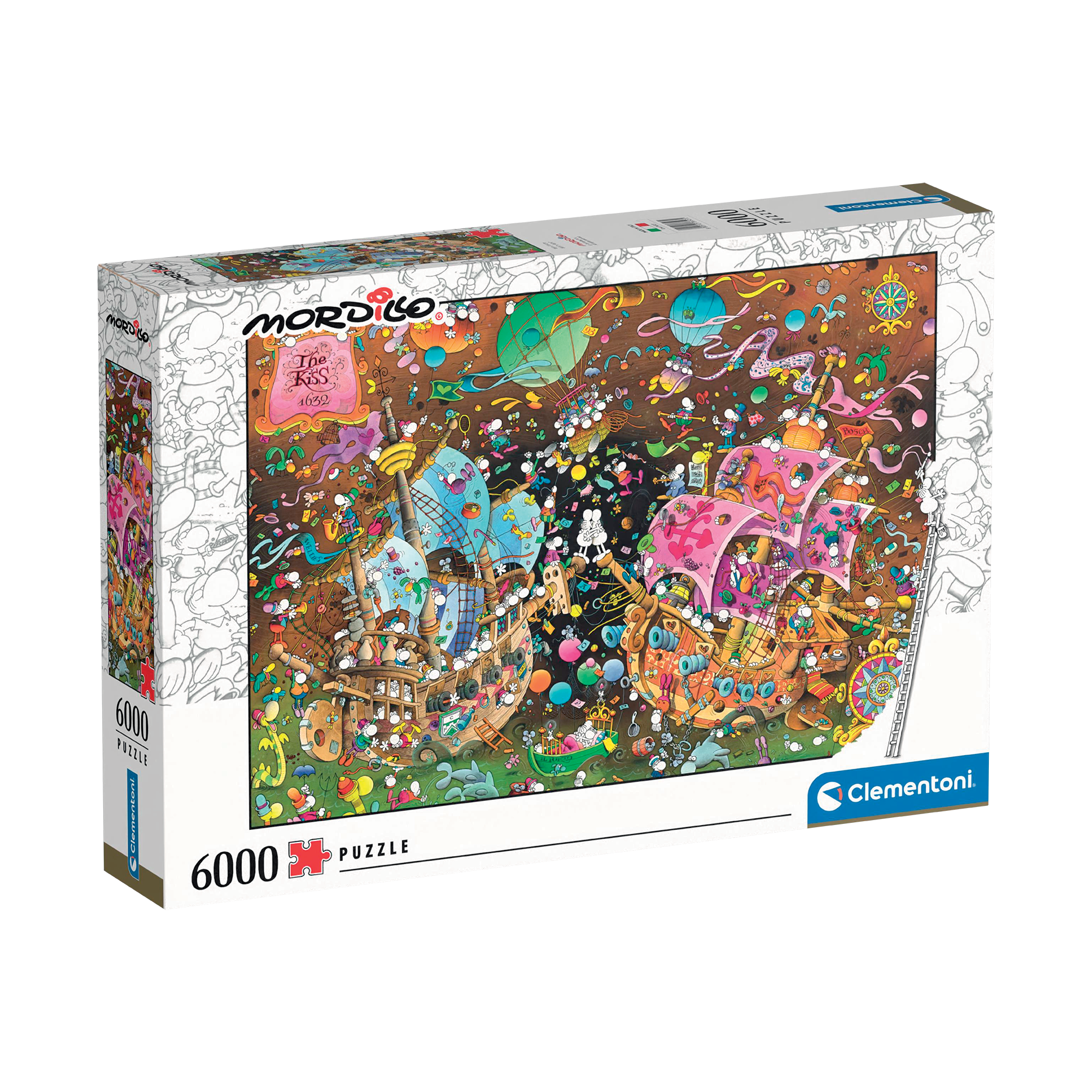 PZ6000: MORDILLO - LE BAISER CLEMENTONI PUZZLES