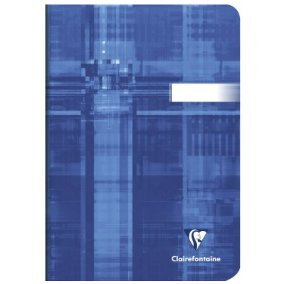 Carnet agrafé 5/5 -assortis- A5.  48 pages (14.8x21cm) CLAIREFONTAINE