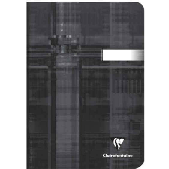 Carnet agrafé 5/5 -assortis- A5.  48 pages (14.8x21cm) CLAIREFONTAINE
