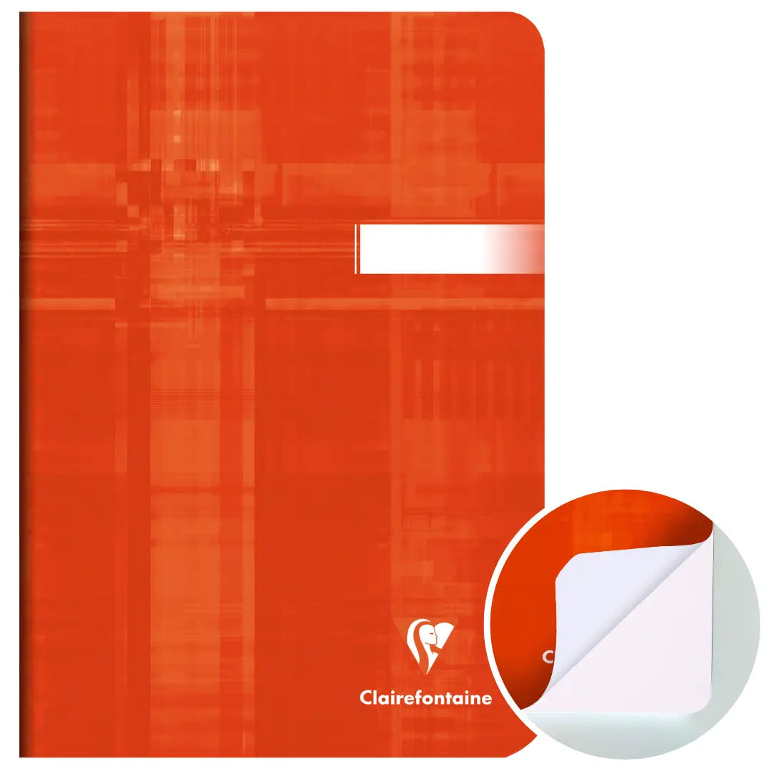 Carnet agrafé vierge -assortis- A5.  96 pages (14.8x21cm) CLAIREFONTAINE