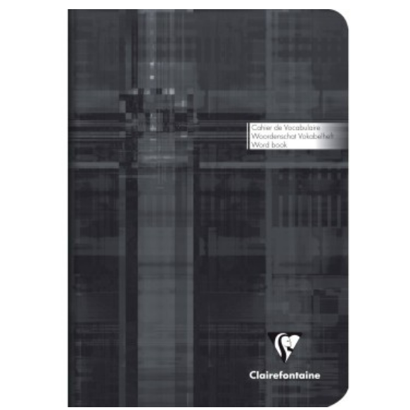 Carnet vocabulaire agrafé ligné+M -assortis- A5. 64 pages (14.8x21cm) CLAIREFONTAINE