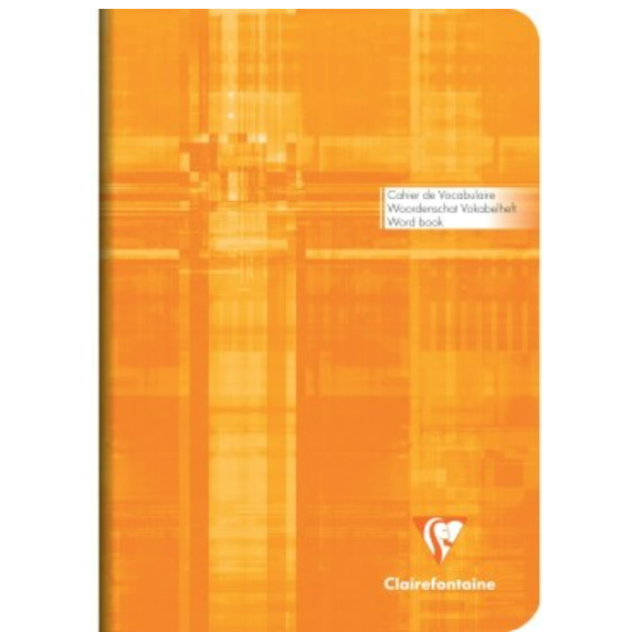 Carnet vocabulaire agrafé ligné+M -assortis- A5. 64 pages (14.8x21cm) CLAIREFONTAINE