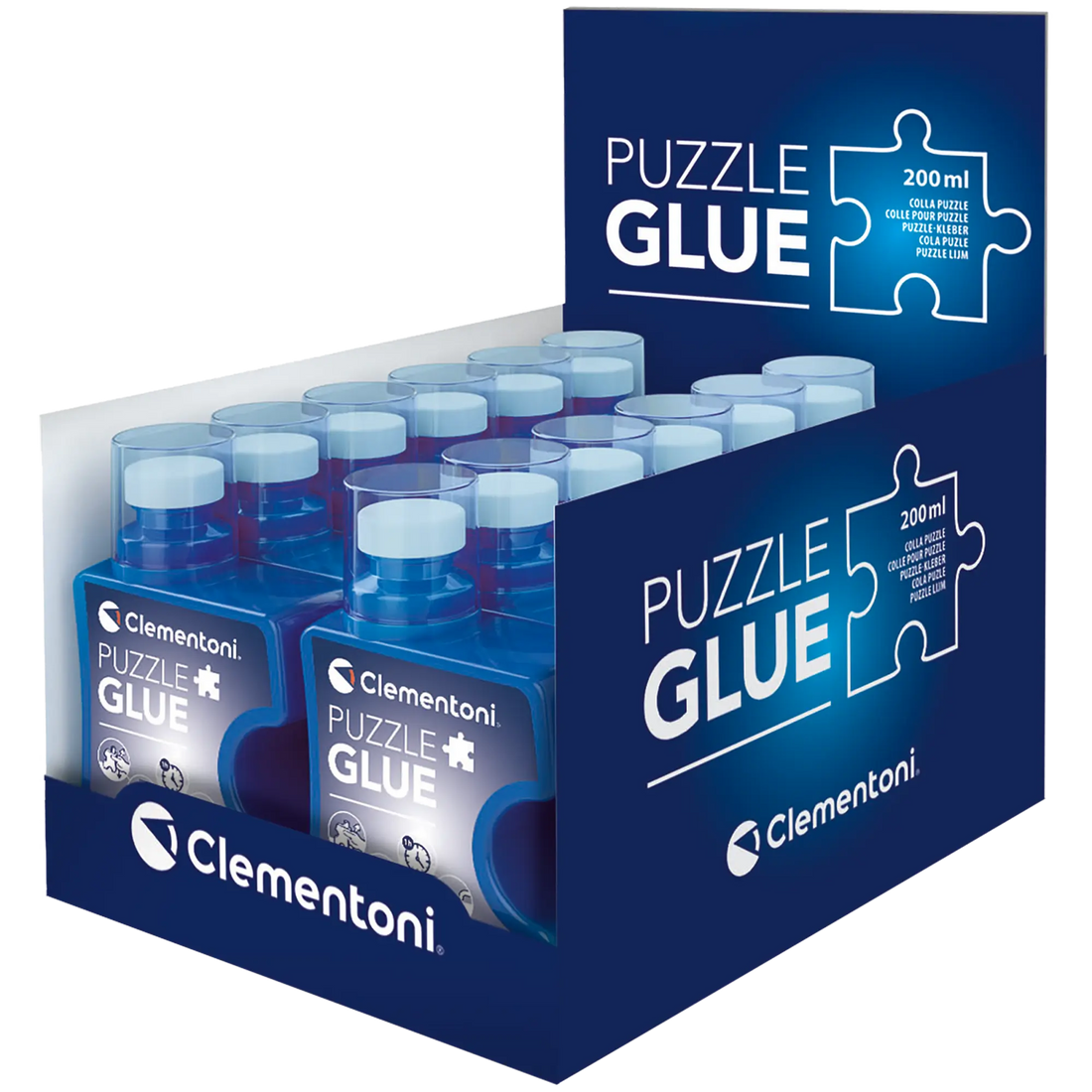 DISPLAY - COLLE POUR PUZZLE (VENDUS 12 UNITÉS) CLEMENTONI
